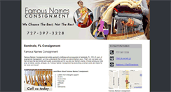 Desktop Screenshot of famousnamesconsignment.com